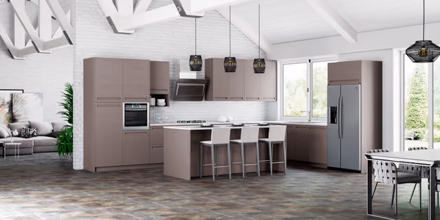 Cocina Forest en basalto