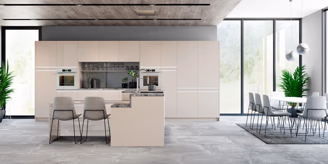 Cocina Luxe cachemire con Syncron
