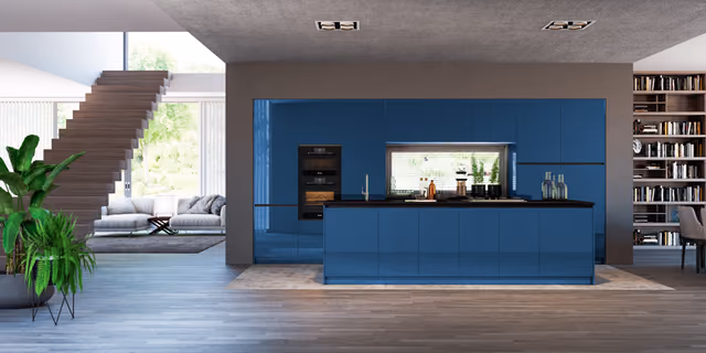 Cocina Luxe Plus azul índigo