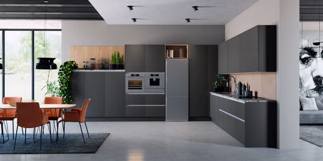 Cocina Syncron Nocce con Zenit gris antracita