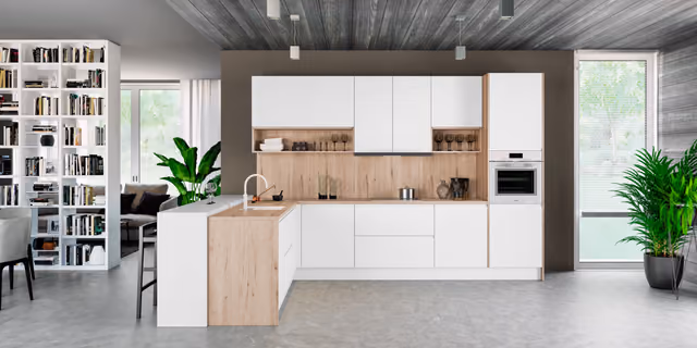 Cocina Zenit blanco con Aniversary